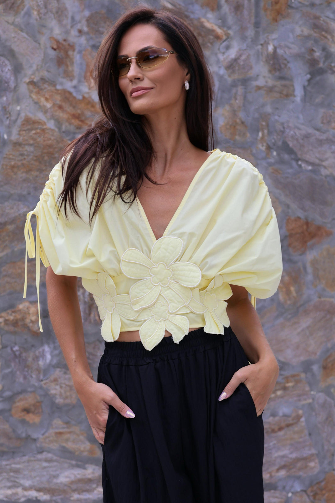 Yellow Flower Top