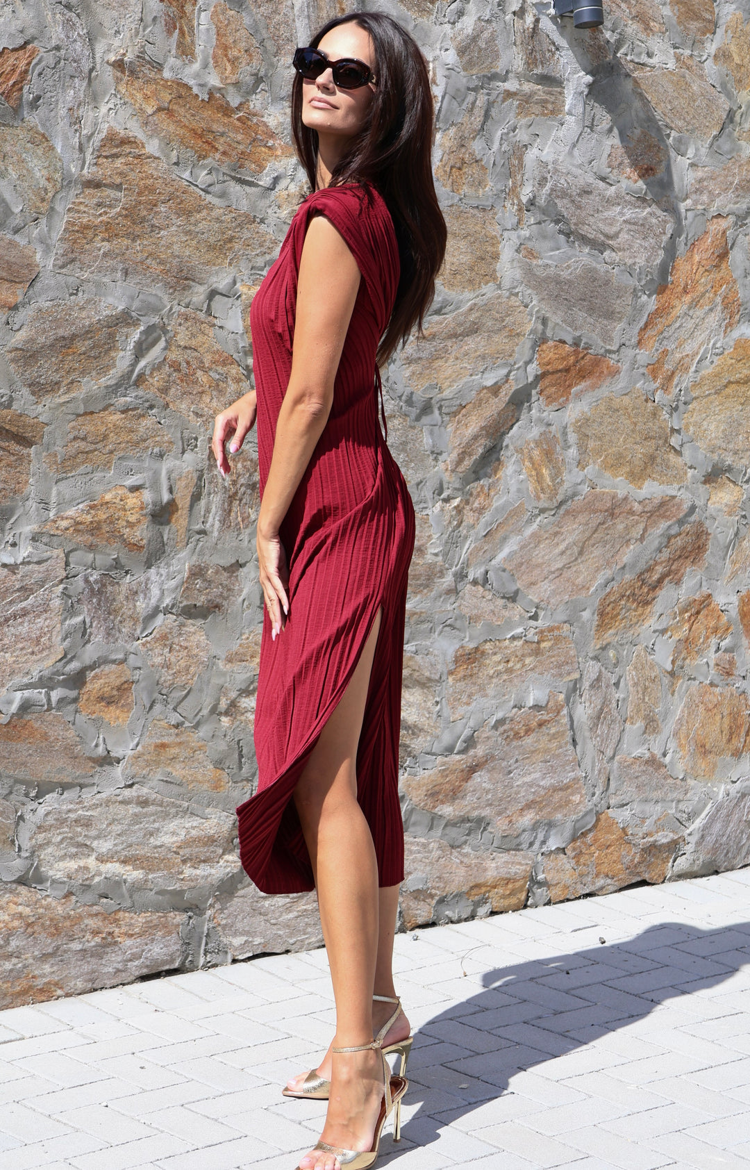 Wine dress