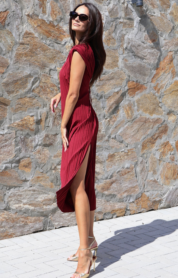 Wine dress